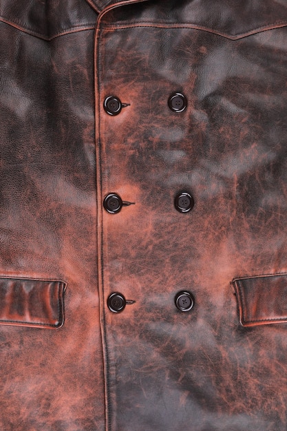 The leather jacket is made by the brand hunter.