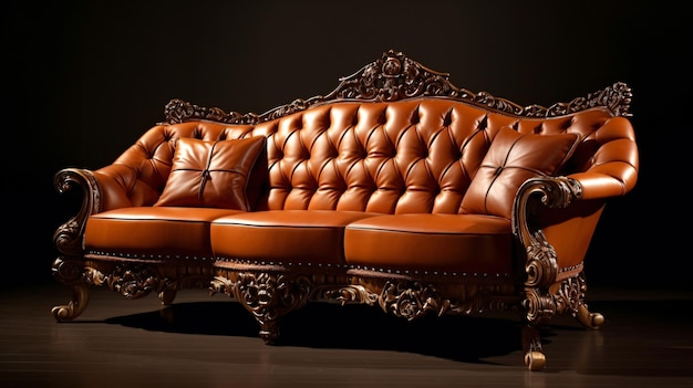 leather luxurious sofa couch