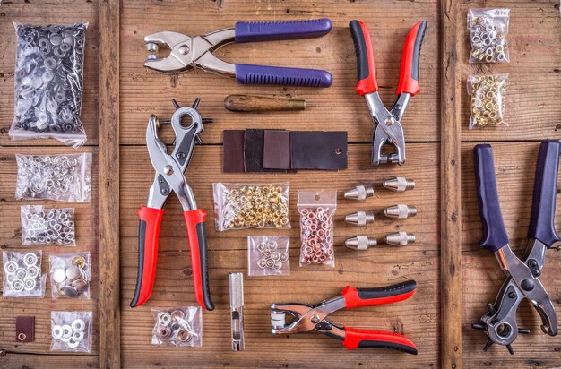 Leather punch tools