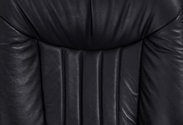 Leather texture of armchair