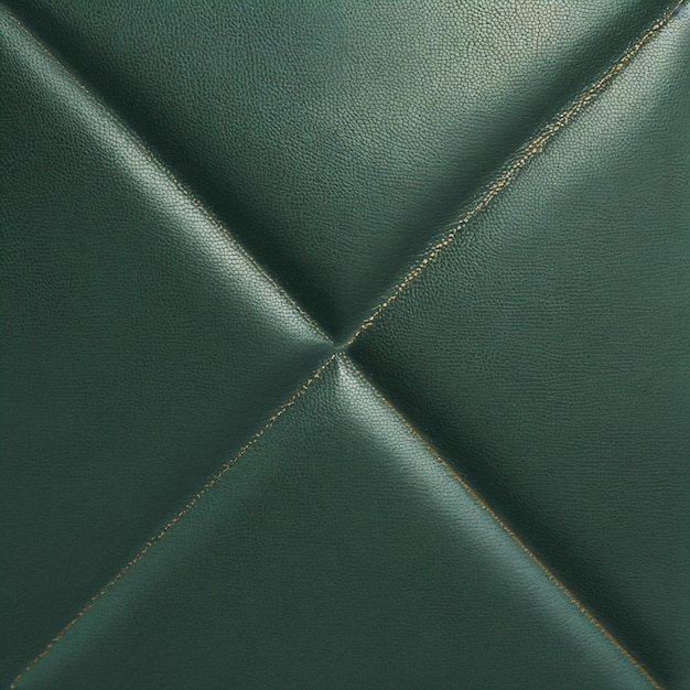 Photo leather texture leather surface colorful leather a green leather chair with a square shaped seat a