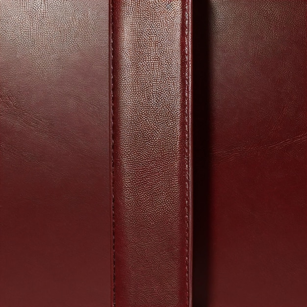 Foto testualità di pelle superficie di pelle colorata pelle una valigia di pelle rossa con maniglia e cinghia