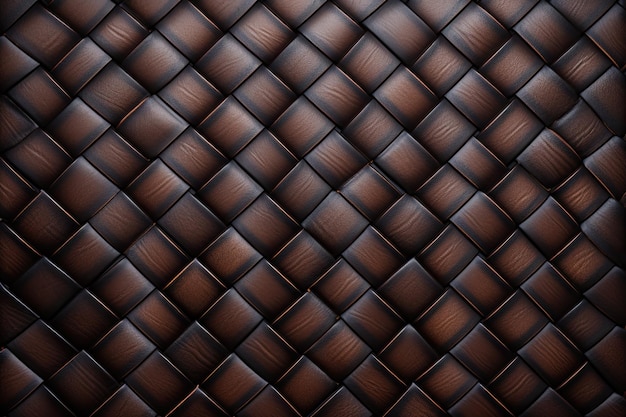 Leather woven texture with highlights in rich brown colour classic style