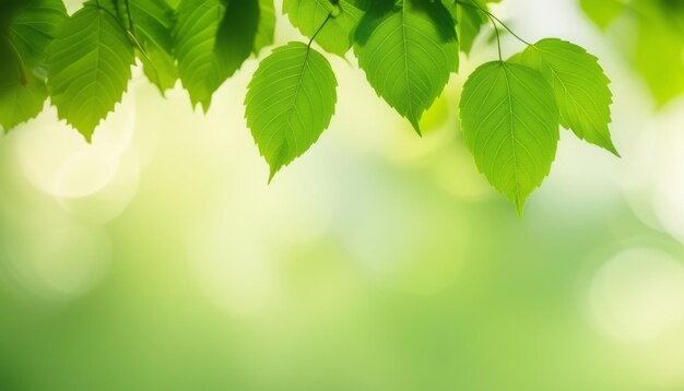 Photo the leaves are green and leafy