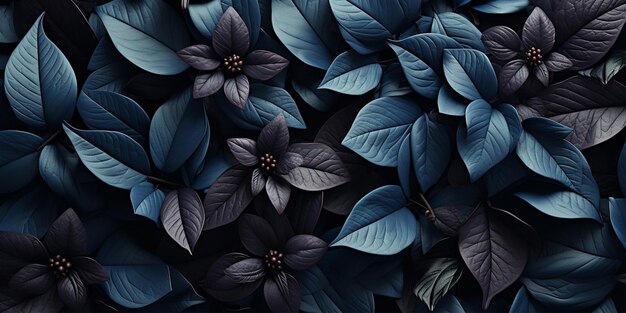 Photo leaves background dark background beautiful background with dark leaves beauty background