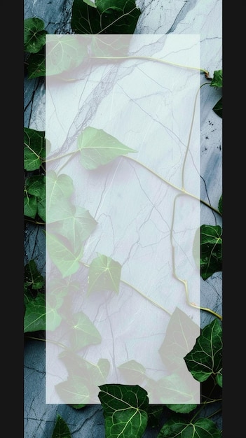 Leaves and paper background for your designs