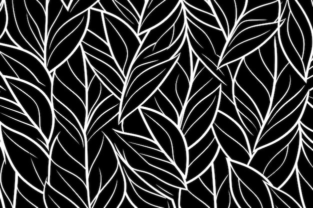 the leaves of the plant are black and white.