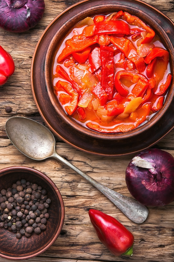 Фотография lecso классическое блюдо венгерской кухни