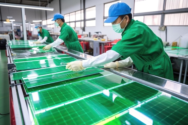 Led display panel assembly process