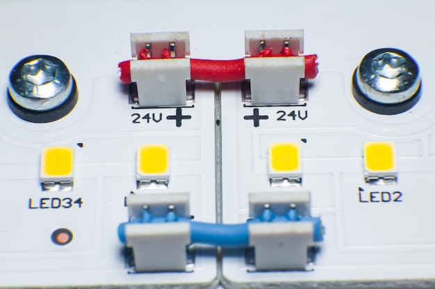 LED Lamp Chip LED Diode LED lamp closeup