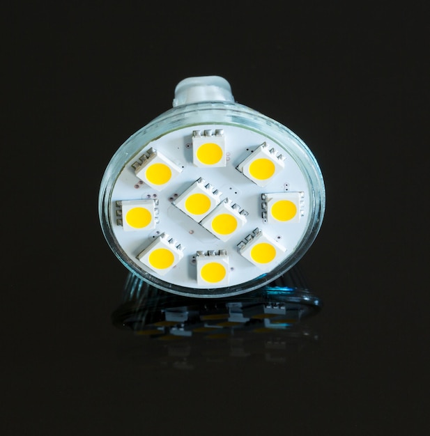 LED-lamp verlicht van bovenaf