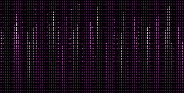 LED-lichtpuntweergave op tv-scherm Pixels kleurpunten digitale afbeeldingen op een computermonitor