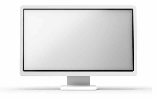 Foto monitor led isolato su sfondo trasparente