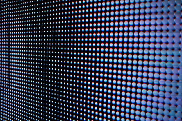 Led screen dotted bright colored led smd screen close up\
background