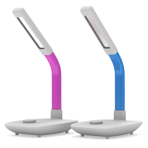 Led-sensor bureaulampen 3d