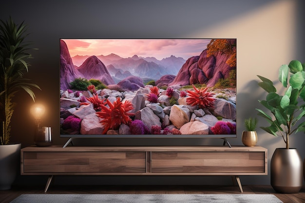 LED Smart TV Mockup