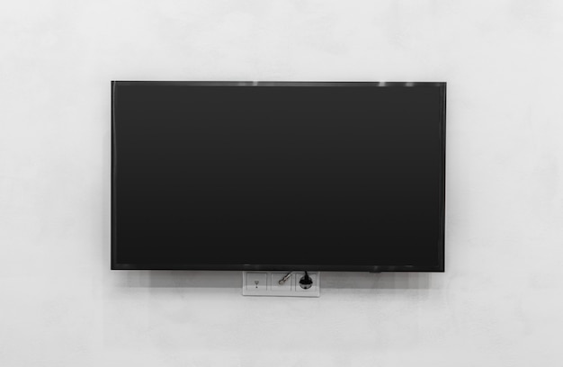 Led tv aan de muur