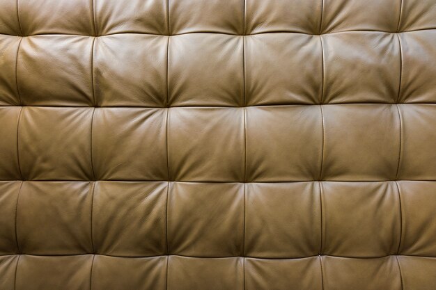 Lederen bekleding Sofa achtergrond. Brown Luxury Decoration Sofa.