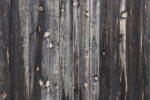 Foto leeftijd en donkere houten muur patroon textuur