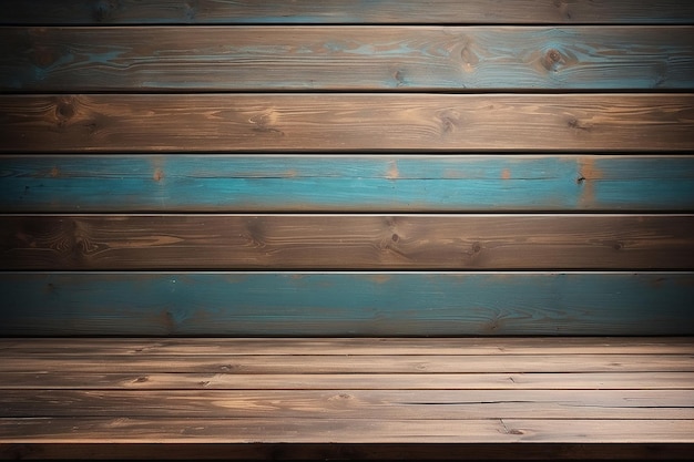 Leeg houten achtergrond van tafel