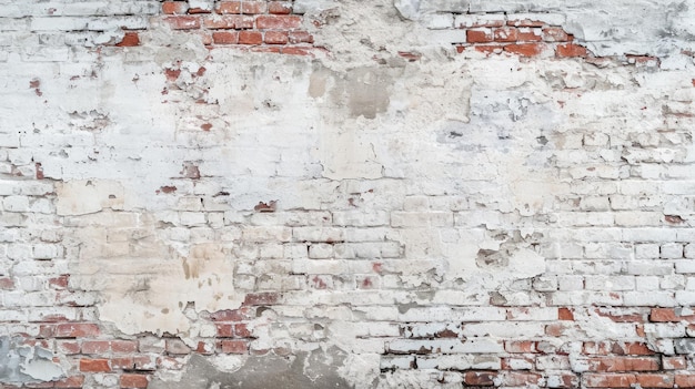 Leeg oude bakstenen muur textuur geschilderde noodgevallen muur oppervlak grungy brede bakstenen muur