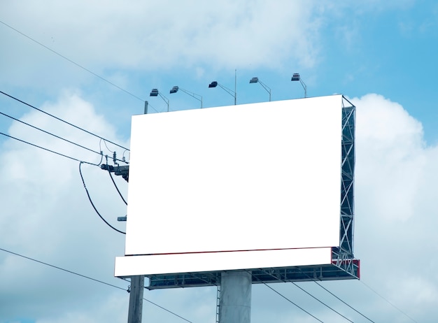 Leeg reclamebord