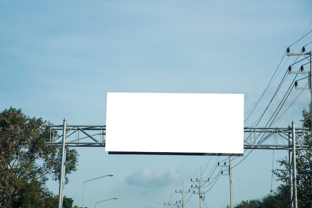 Leeg reclamebord