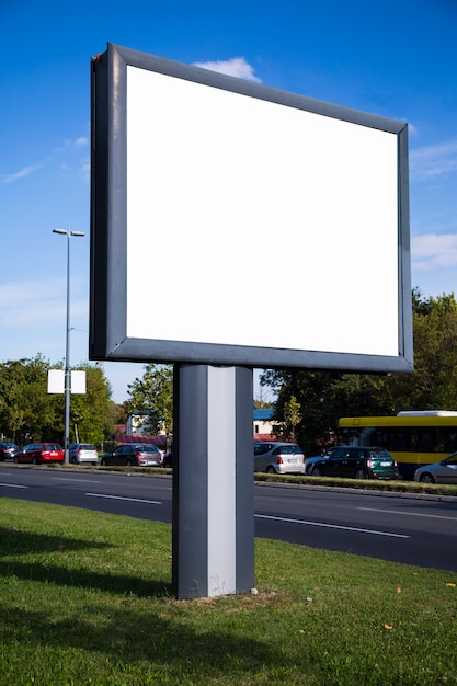 Leeg reclamebord