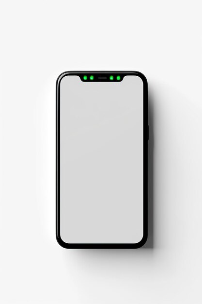 Leeg scherm smartphone mock-up stijl AI gegenereerd