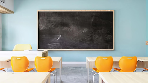 Leeg schoolbord achtergrond schoolbord sjabloon