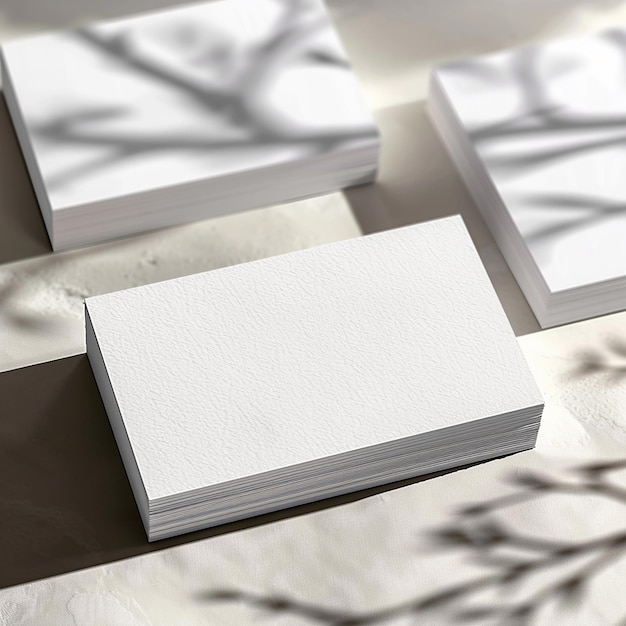 leeg visitekaartje mock-up