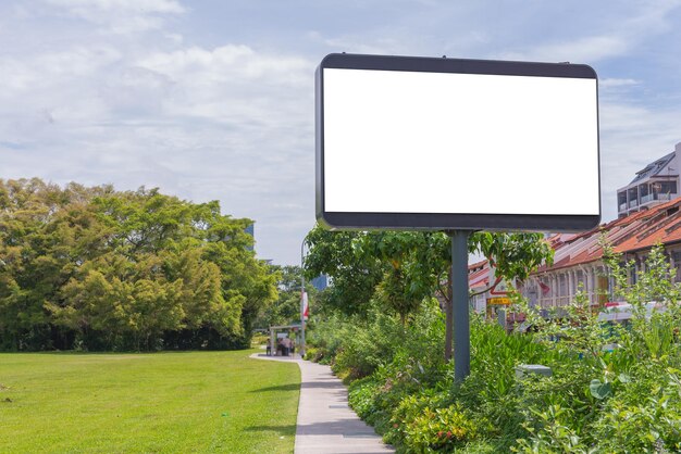 Foto leeg weg te midden van planten tegen de lucht