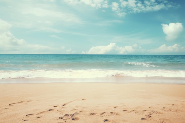 Leeg zee en strand achtergrond