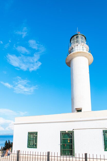 Lefkada vuurtoren Griekenland eiland blauwe lucht