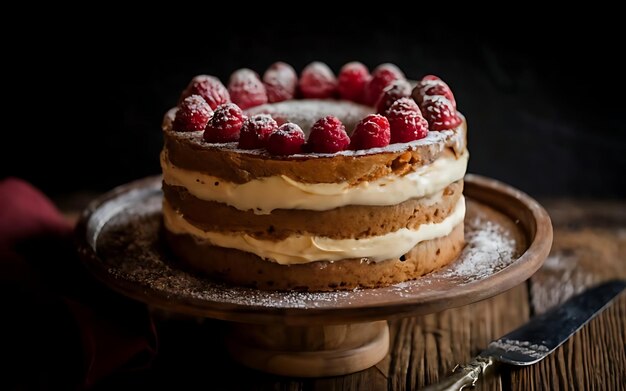 Leg de essentie van Esterhazy Torte vast in een overheerlijke foodfotografie-opname