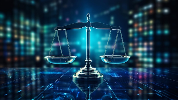 юридическая концепция изображение закона и правосудия закон молоток на фоне стола