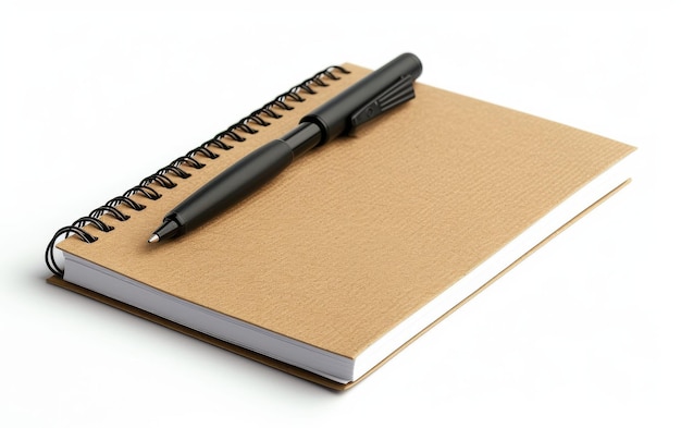 Legal Pad and Pen for Lawyers On White Background