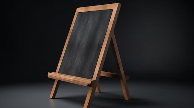 Lege Blackboard zwarte achtergrond