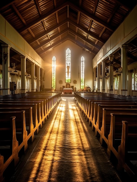 lege grote kerkkathedraal