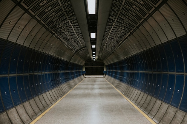 Lege Londense ondergrondse tunnel