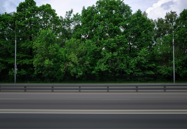 Lege stedelijke snelweg transport achtergrond