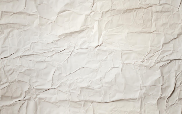 Lege witte verfrommeld en gevouwen papier poster textuur achtergrond