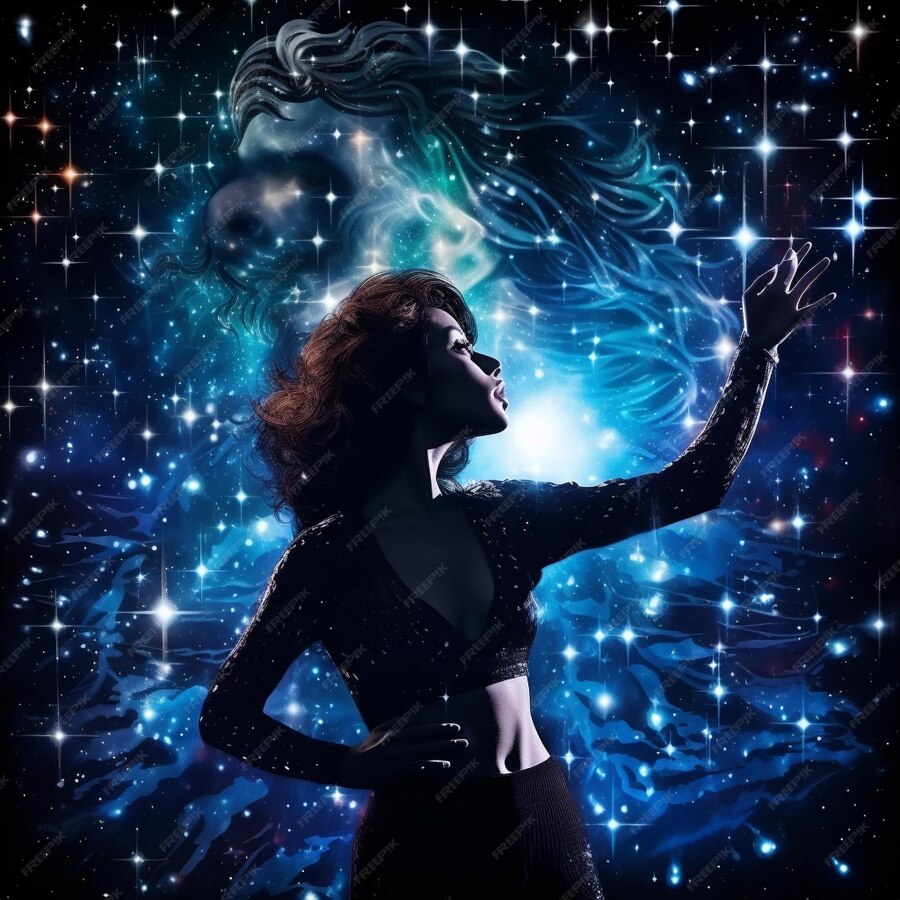 Premium AI Image  Legendary Celebrities as Breathtaking Constellations