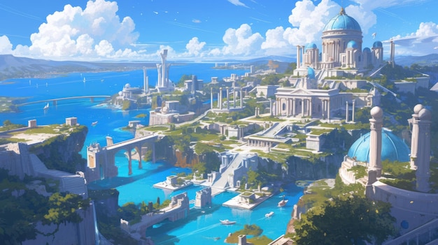 legendary city of Atlantis