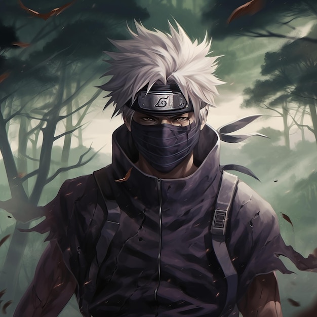 Kakashi Naruto Anime - Gráfico vetorial grátis no Pixabay - Pixabay