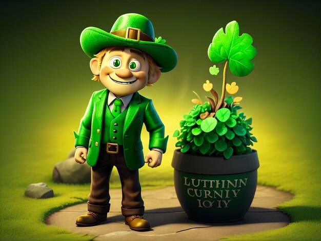 Legende Leprechaun foto's vorm van prachtige visuele communicatie