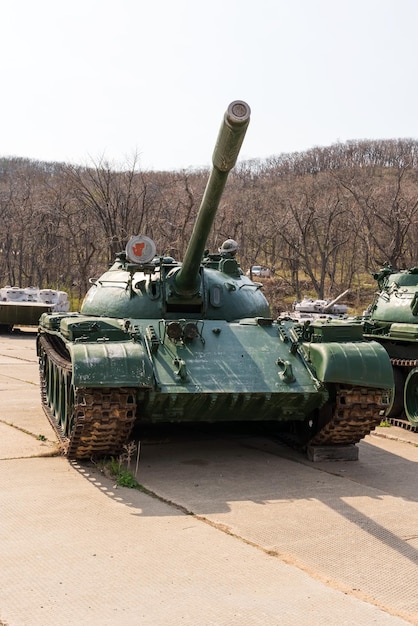 Legertank Russisch museum met tanks