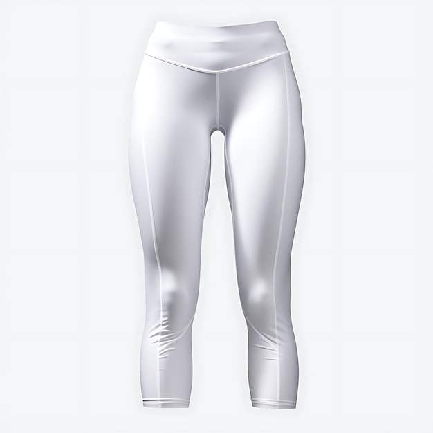 Foto legging spandex o nylon form fitting form design style per la moda abbigliamento su sfondo pulito