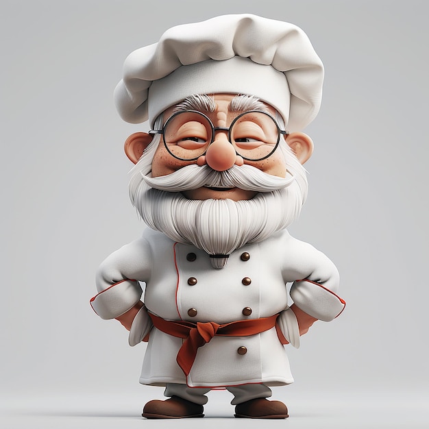 a lego figure of a chef with glasses and a hat that says quot chef quot