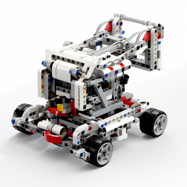 Lego Mindstorms с белым фоном высокого качества